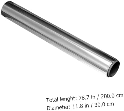 4 Rolls Aluminum Foil Wrap High-temperature Resistant Double-sided Kitchen Baking Bbq Food Wraps for Restaurants and Delis Moisture-sealing Cooking Sheet
