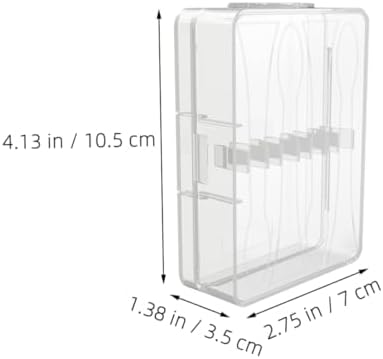 4pcs Toothbrush Head Storage Case Compatible Electric Toothbrush Heads Travel-friendly Organizer