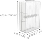 4pcs Toothbrush Head Storage Case Compatible Electric Toothbrush Heads Travel-friendly Organizer