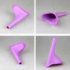 2 Pcs Portable Women's Standing Urinal - Reusable Soft Silicone Pee Funnel for Camping, Travel, Car & Outdoor Emergencies, Lightweight & Hygienic Female Urinator for RVs, Picnics
