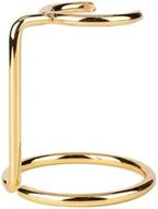 Men Shaving Brush Stand for Men, Gold Stainless Steel Shave Brush Stand Beard Brush Holder Shaving Accessories for Home, Salon, Hotel and Travel