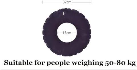 Inflatable Donut Cushion for Coccyx Pain, Anti Bed Sore Seat Cushion for Elderly Hemorrhoids Bedridden Patients, Wheelchair Cushion for Hemorrhoid Surgery Tailbone,M