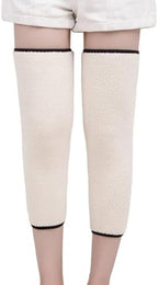 PURFUN Men Women Thick Wool Leg Warmers Winter Thermal Rheumatic Arthritis Ski Cycling Knee Braces Leg Sleeves Wraps Support