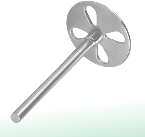 STALEKS PRO Expert Elongated PODODISC S (15mm) – Stainless Steel Pedicure Disc with 5 x 180 Grit Disposable Files for Hardware Pedicure & Hard-to-Reach Areas