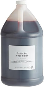 Shank's Red Food Coloring - 1 Gallon Jug of Vibrant Red Liquid Dye for Bulk Food Coloring Needs, Perfect for Baking and Cooking Recipes