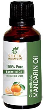 Mandarin Oil -(Citrus Reticulata)- Essential Oil 100% Pure Natural Undiluted Uncut Therapeutic Grade Oil 0.16 Fl.OZ