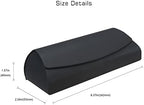 Compression-Resistant Unisex Portable Leather Glasses Case Hard Shell, Protective Case For Glasses Sunglasses