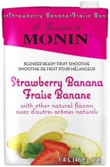 Monin Inc. Smoothie Mixes Monin Strawberry Banana Fruit Smoothie Mix