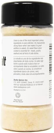 Badia Onion Salt, 4.5 oz – Rich Taste of Onion with Salt