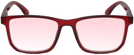 Calabria FL-41 Tinted Reading Glasses for Migraine Relief – Unisex Light Sensitivity Glasses with Blue Light Filter