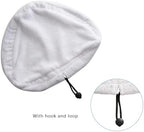 3Pcs Triangular Steam Mop Replacement Pads, Washable Microfiber Cleaning Pads 11.02 x 8.66 Inches