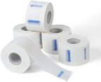 Professional Barber Neck Paper, 5 Rolls with 500 Strips, Disposable Stretchy Paper for Salon Haircut, Waxing, hair coloring Neck Strips (White)