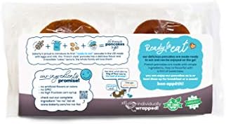 bakerly French Pancakes To Go! Non GMO, Free from Artificial Flavors & Colors, Pack of 4, 6-Count (24 Total Pancakes)