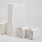 Karat 8lb Paper Lunch Bags - White, 1,000 Count - Versatile Paper Bags for Small Business, Snacks, Popcorns or Party Favor - Sturdy, Self-Standing, Reusable