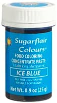 Sugarflair Food Coloring Concentrate Paste, 25 Grams Ice Blue