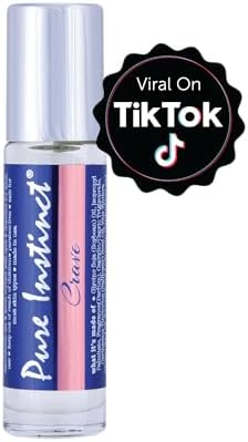 Pure Instinct CRAVE Roll-On The Original Pheromone Infused Essential Oil Perfume Cologne – For Her - TSA Ready 0.34 fl oz