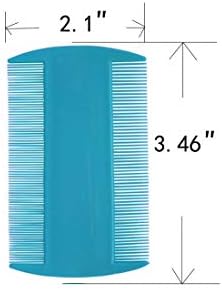 zYoung 4 Pcs Hair Comb Double Sided Fine Tooth Combs
