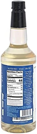Top Hat East India Craft Concentrated Quinine Tonic Drink Syrup - 5x Natural Quinine Wellness Tonic Water Concentrate - Just Add Club Soda - 32oz bottle