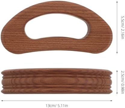 Wooden Gua Sha Tool - Shoulder Neck Massage Tool for Deep Tissue Guasha Scraping - Manual Body Therapy Massager for Home Use