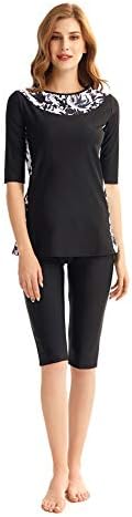 Muslim Modest Swimwear Surfing Suit Short Sleeve Swimsuit Burkini Modesty Swimming Costume
