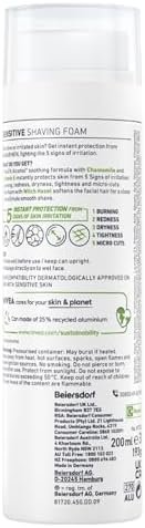 NIVEA MEN Shaving Foam For Sensitive Skin, 200 milliliters