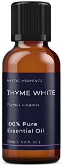 Mystic Moments | Thyme Essential Oil 50ml - Pure & Natural Oil for Diffusers, Aromatherapy & Massage Blends Vegan GMO Free