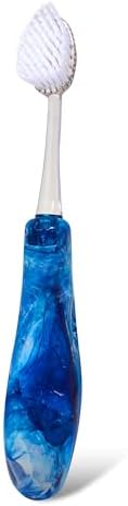 RADIUS Toothbrush Tour Travel Brush, Arctic Ocean, BPA Free and ADA Accepted, Designed to Improve Gum Health and Reduce The Risk of Gum Disease, 1 Pack