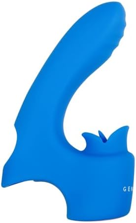 Collections Etc Evolved Novelties - Gender X - Flick It - Rechargeable Silicone Vibrator- Blue