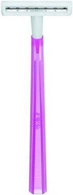 BIC Twin Lady Sensitive Razors, Disposable Razors with Two Blades for a Smooth and Precise Shave, Pack of 15