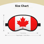 Canadian Flag Sleep Mask 100% Light Blocking Eye Mask for Sleeping, Sleep Mask for Unisex for Travel/Nap