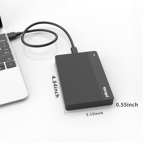 Ultra Slim Portable External Hard Drive USB3.0 HDD Storage 250GB for Xbox One X/S, Xbox 360, PS4, PC, Desktop, Laptop, MacBook, Chromebook