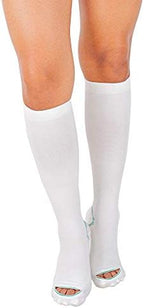 invera Anti Embolism Compression Stockings, Knee High Unisex Ted Hose Socks 15-20 mmHg Moderate Level