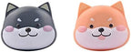 2 Pcs Cute Dog Contact Lens Case Travel Kit Portable Animal Contact Lens Box Holder Soak Storage Container with Mirror Bottle Tweezers Stick Remover Tool