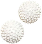 Reusable Dryer Balls Laundry Wash Dryer Balls Anti-Static Fabric Softener Laundry Washing Ball, 6pcs（White）