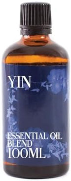 Mystix London | Yin Pure & Natural Essential Oil Blend 100ml - for Diffusers, Aromatherapy & Massage Blends | Perfect as a Gift | Vegan, GMO Free