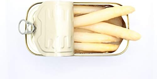 El Navarrico. Thick White Asparagus Spears. 8-10 units per tin.