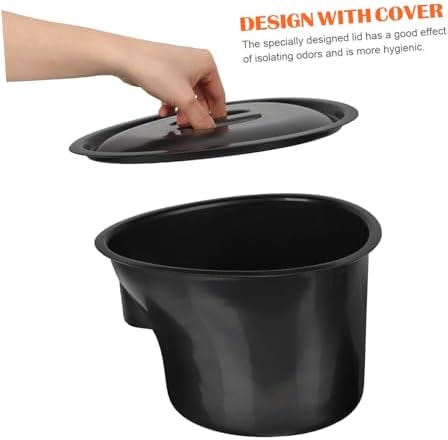 HEALLILY 5l Portable Chamber Pot Urinal Bedside Commode Bucket Lid for Elderly Children Pregnant Women