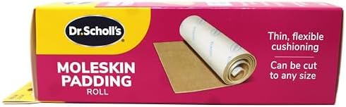 Dr. Scholl's Moleskin Plus Padding Roll 1 Each (Pack of 4)