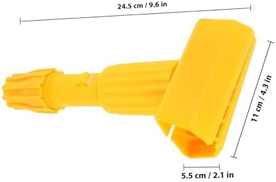 VALICLUD 2pcs Mop Head Holder Clips Replacement Plastic Mop Handle Parts Detachable for Commercial and Household Cleaning