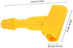 VALICLUD 2pcs Mop Head Holder Clips Replacement Plastic Mop Handle Parts Detachable for Commercial and Household Cleaning