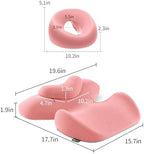 Prone Massage Pillow, a Chest and face Support Sleep Pillow, is Suitable for Massage, SPA and Sleep. It Comes with a Removable and Washable Cover, a Non-Slip Bottom (Pink)
