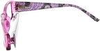 Eyekepper 5-Pack Spring Hinges Tiger Patterned Temples Rectangular Reading Glasses Readers Purple +2.75