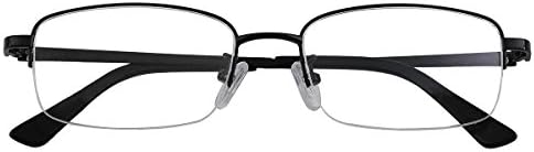 Computer Readers Half Rim Mens Womens Blue Ray Blocking Reading Glasses