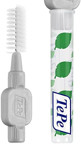 TEPE Interdental Brush, Original, Grey, 1.3 mm/ISO 7, 8pcs, Plaque Removal, efficient Clean Between The Teeth, Tooth Floss, for Narrow Gaps