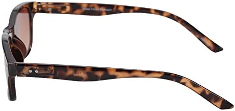 Reading Sunglasses 'The Intellect' - Unisex Full Lens Sun Readers (no bifocal) - Spring Hinges & Maximum UV Protection