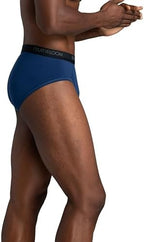 Men's Breathable Cotton Micro-Mesh Briefs, Assorted 4 Pack