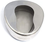Bhatti Bedpan for Women Men Elderly Female Male Bedridden Patient Hospital Home Bed Pan Emergency Device (Stainless Steel)