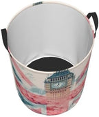 British Flag Print Laundry Basket For Storage Bins Gift Baskets Bedroom Clothes Hamper