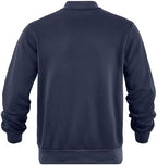 Men's Sweatshirt Full Zip Up Stand Collar No Hood Casual Jackets with Pockets Long Sleeve Mock Neck Fall Warm Coats