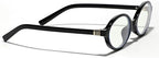ICARA The Cambridge Iris Style Plastic Round Style for Men and Women Spring Hinge Readers